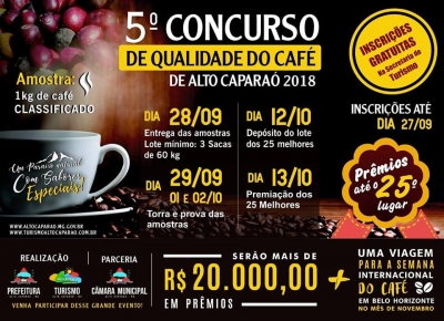 5° Concurso de Qualidade do Café de Alto Caparaó- 2018